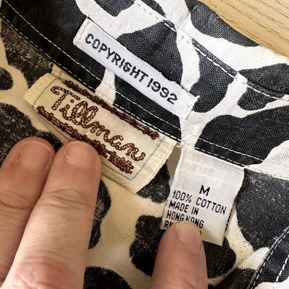 Vintage Tillman Western Shirt Copyright 1992 Southwestern Blouse M 90s - Picture 3 of 6